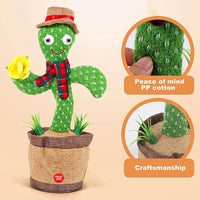 Dancing Talking Cactus Toy with USB Charge