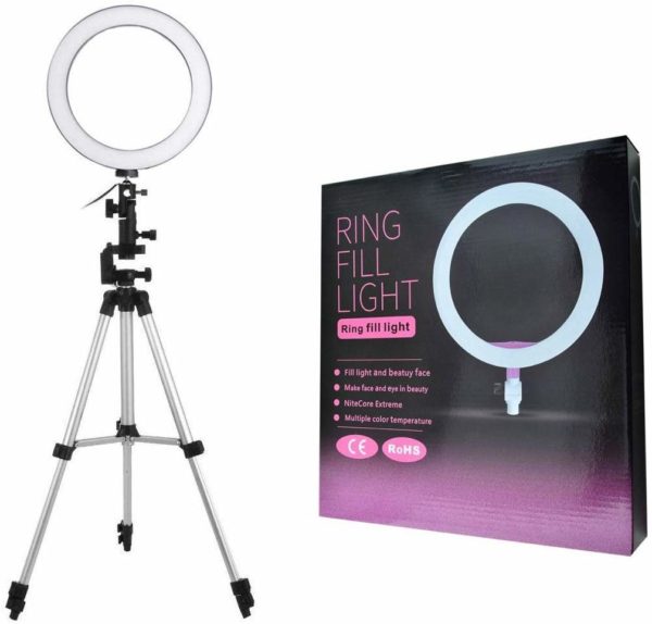 RING FILL LIGHT 26CM WITH STAND