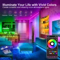 100Ft RGB LED Strip Lights For Bedroom TV Living Room Desk Home Christmas Party Decor,