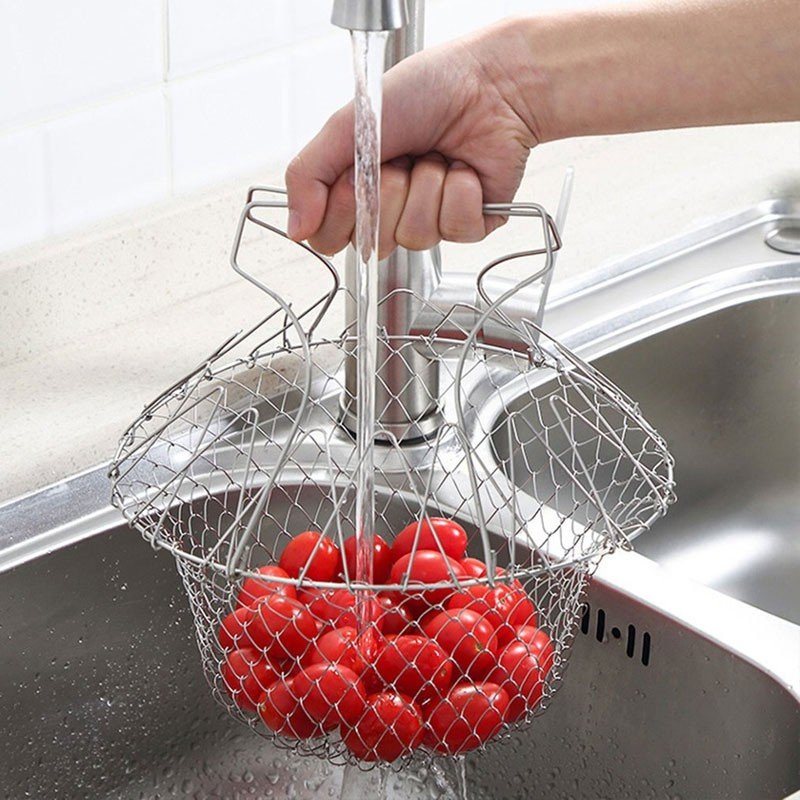 Multifunctional Folding Frying Chef Basket.